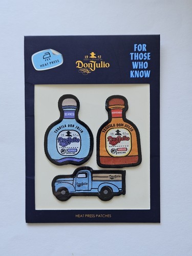 Don Julio Tequila - 3 Iron On Patches - Brand New In Box