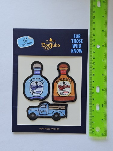 Don Julio Tequila - 3 Iron On Patches - Brand New In Box - photo 3