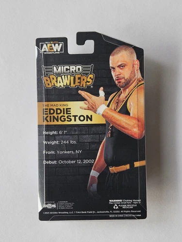 EDDIE KINGSTON - AEW Micro Brawler - AEW Crate - WWE NJPW - photo 2