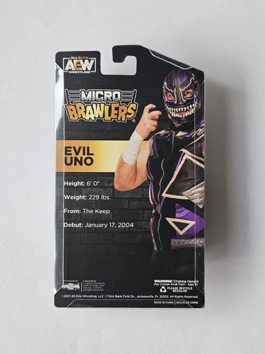 EVIL UNO 😈 - AEW Micro Brawler - AEW Crate - WWE NJPW - photo 2