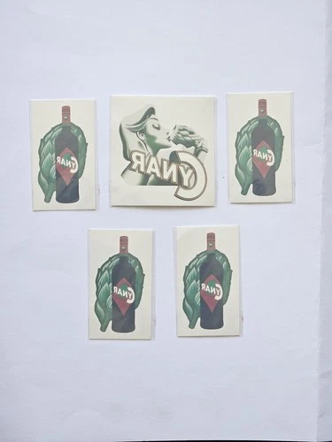 Cynar Amaro Temporary Tattoos - Set Of 5 - Brand New