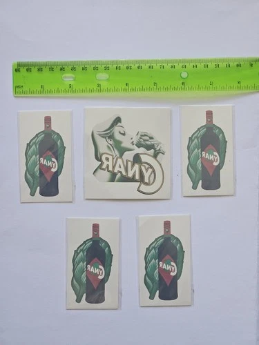 Cynar Amaro Temporary Tattoos - Set Of 5 - Brand New - photo 3