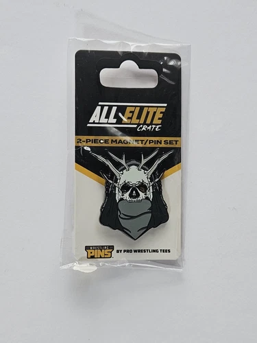 AEW Pin MALAKAI BLACK - 2 Piece - New In Bag - WWE NJPW