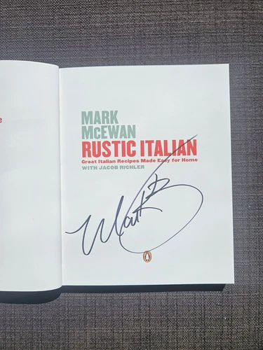 Mark McEwan Rustic Italian Cookbook - Signed Brand New - photo 2