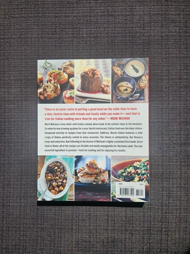 Mark McEwan Rustic Italian Cookbook - Signed Brand New - photo 3
