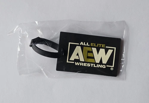 AEW Travel Luggage Tag - Brand New - WWE NJPW Pro Wrestling