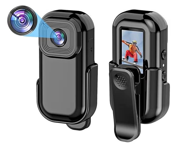 Diyeeni Mini Action Camera 1080P, Handheld & Wearable, 154 ° FOV