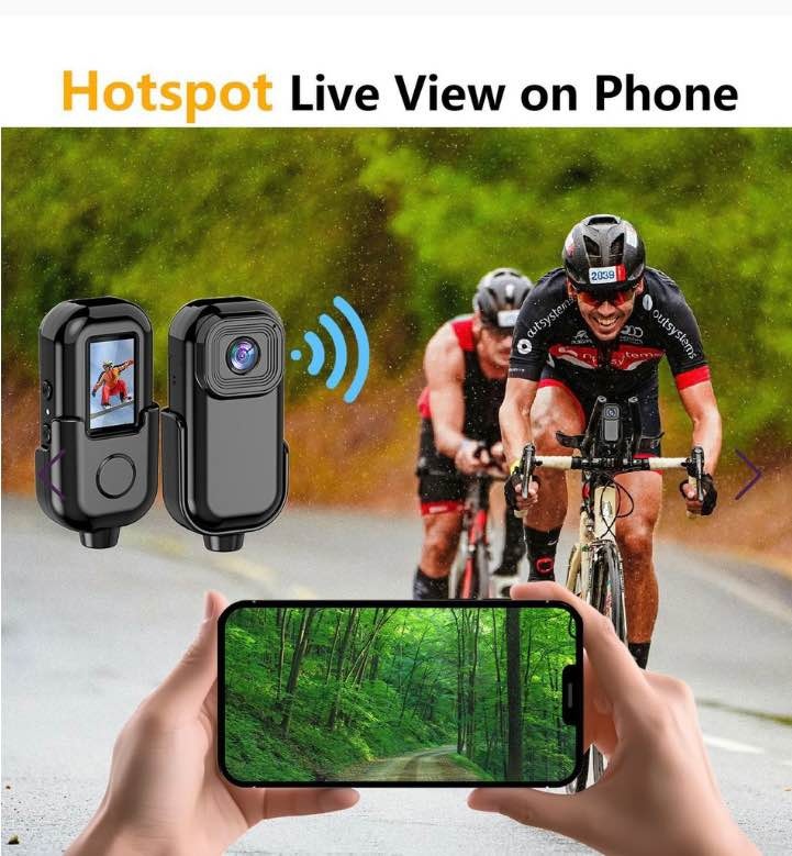 Diyeeni Mini Action Camera 1080P, Handheld & Wearable, 154 ° FOV - photo 2