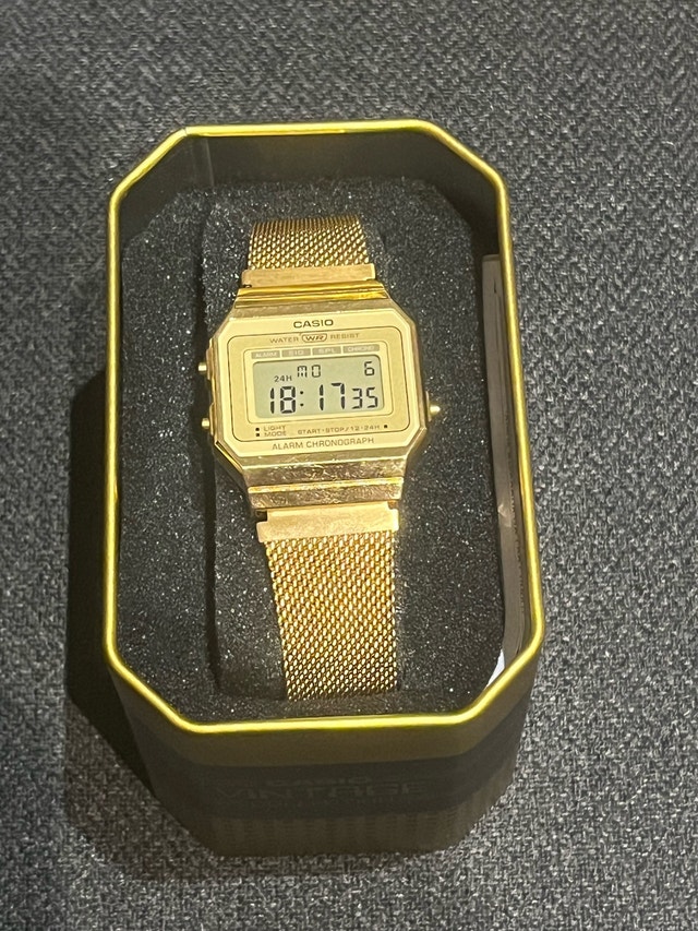 Casio Vintage Gold Digital Watch (A700WEMG-9AVT)