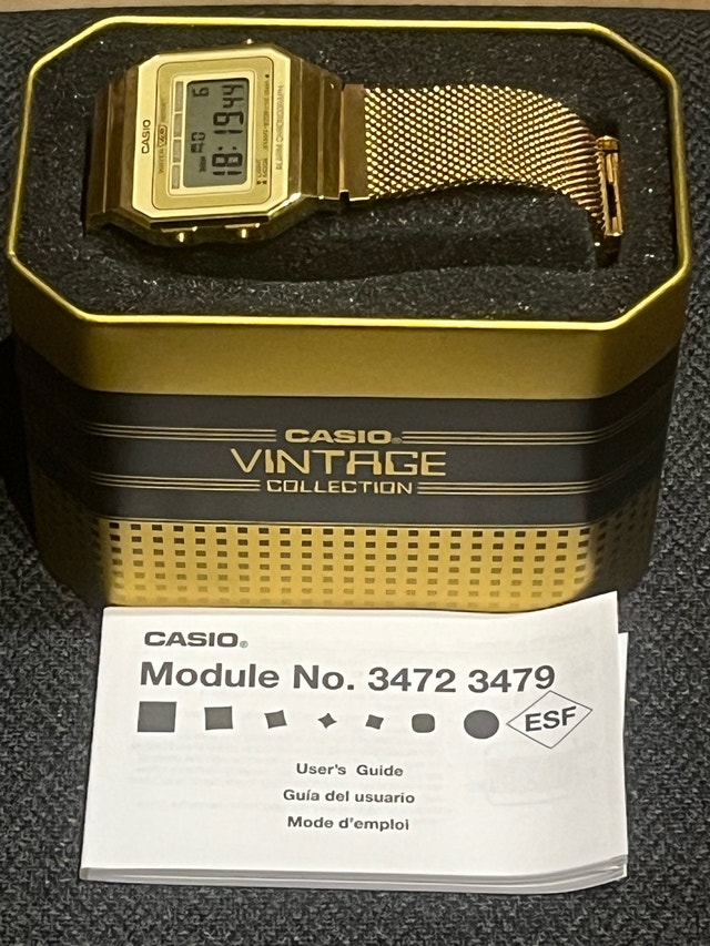 Casio Vintage Gold Digital Watch (A700WEMG-9AVT) - photo 2