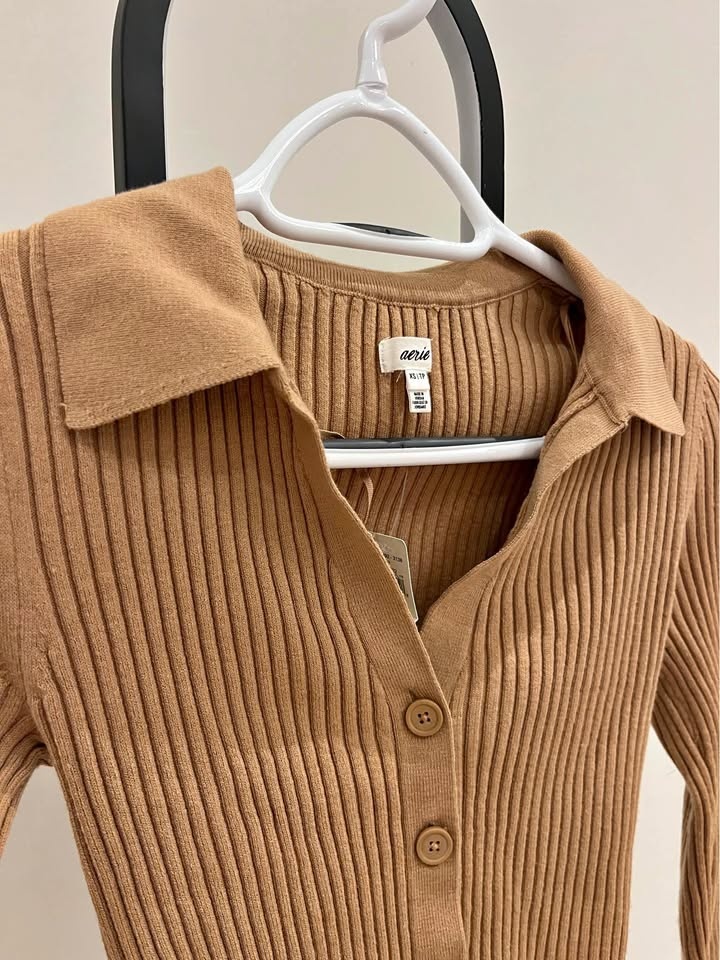 NEW Aerie polo cardigan