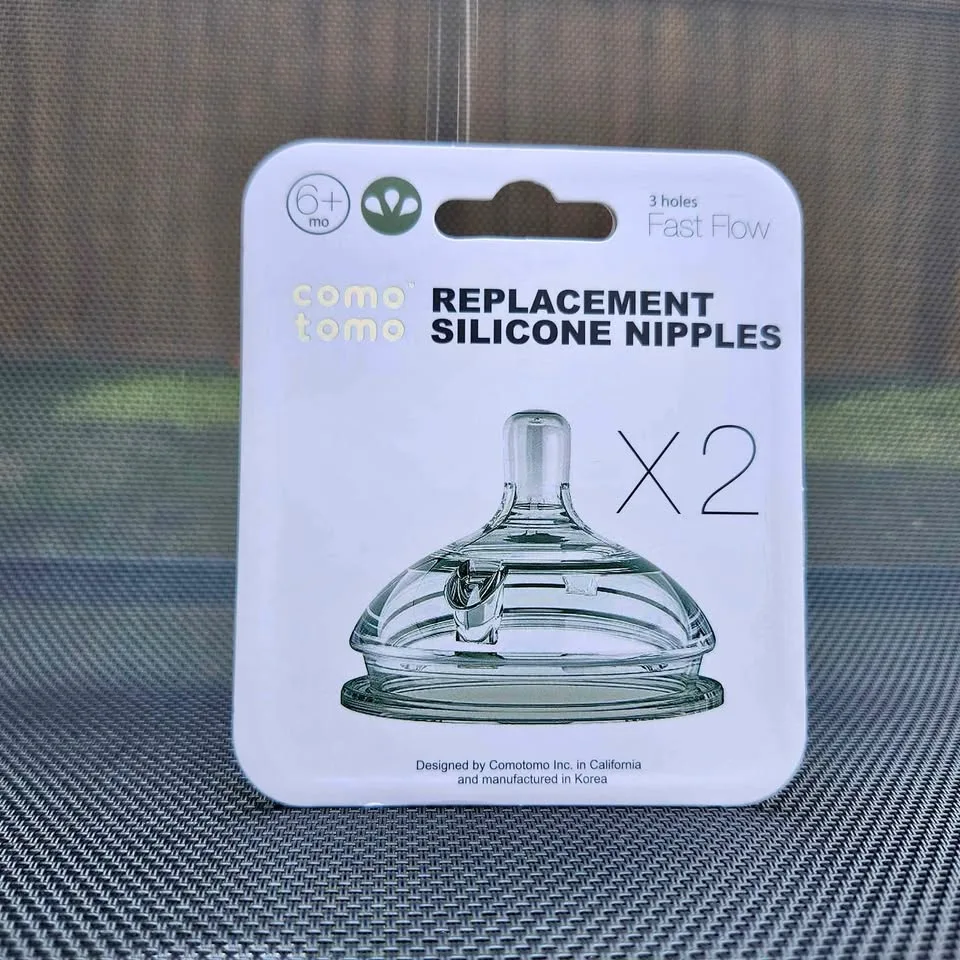 Comotomo Replacement Nipples 2 Count