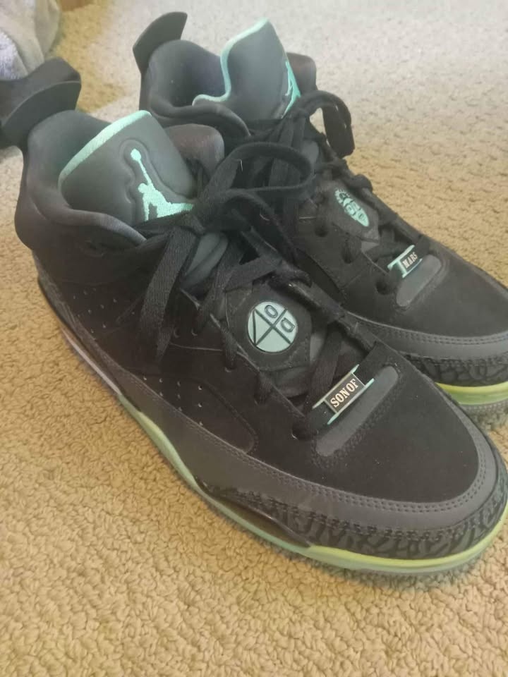 Jordan Son Of Mars Low Green Glow Shoes - photo 3