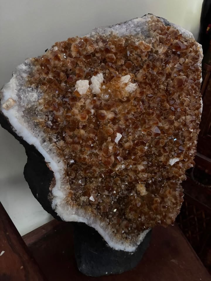 88.2 lb Large Citrine Crystal Cluster - photo 2