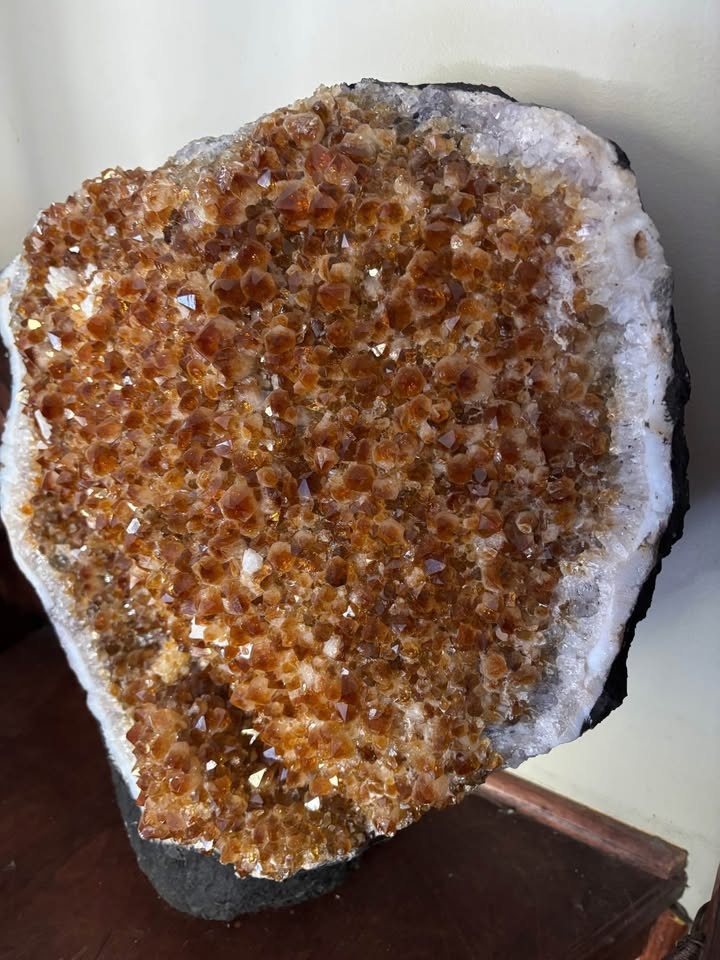 88.2 lb Large Citrine Crystal Cluster - photo 3