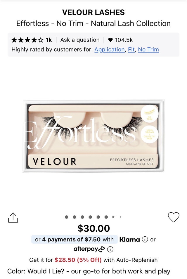 Velour Beauty Effortless Lashes - photo 2