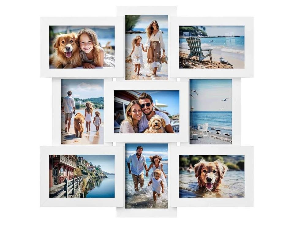 4x6 Collage Picture Frames – 9 Pack | New in Box