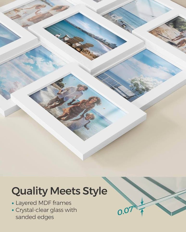 4x6 Collage Picture Frames – 9 Pack | New in Box - photo 3