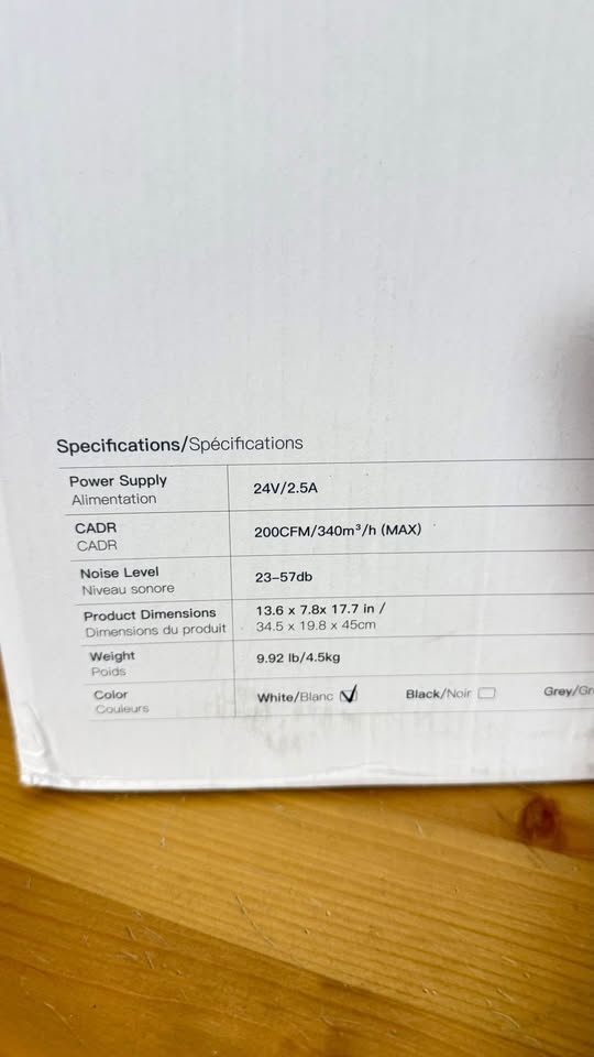 NEW MORENTO Smart Air Purifier | Large Room | WiFi | HEPA - photo 5