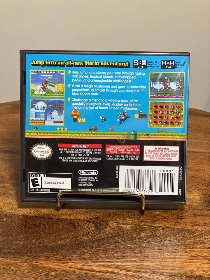 SEALED New Super Mario Bros (Nintendo DS) Brand New - photo 2