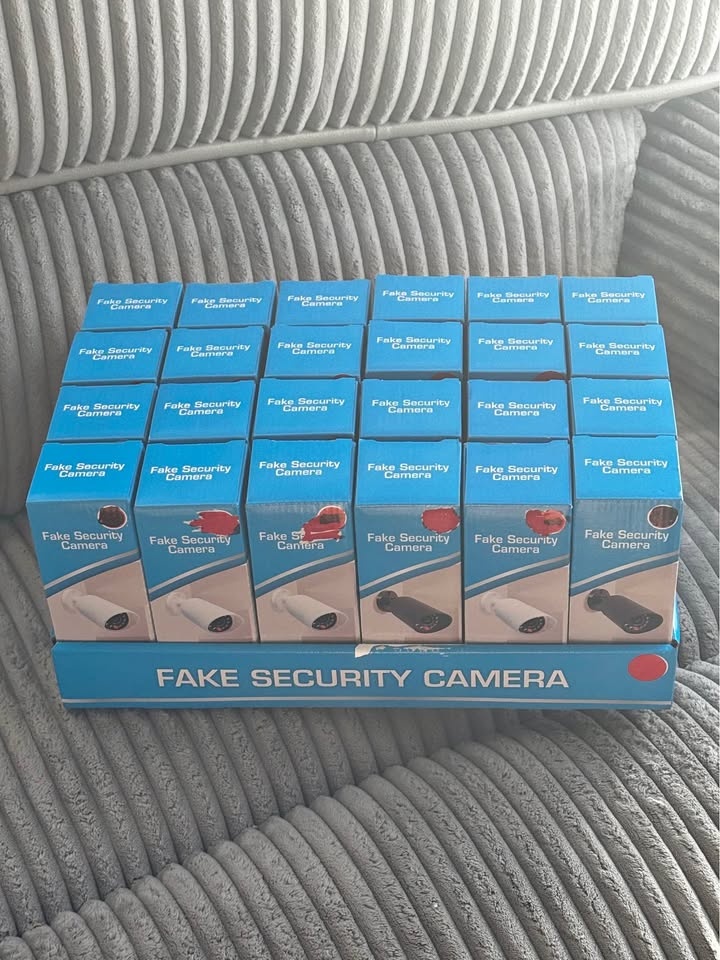 3 DUMMY FAKE CAMERAS FOR YOUR HOME OR BUSINESS LOOKS VERY REAL A