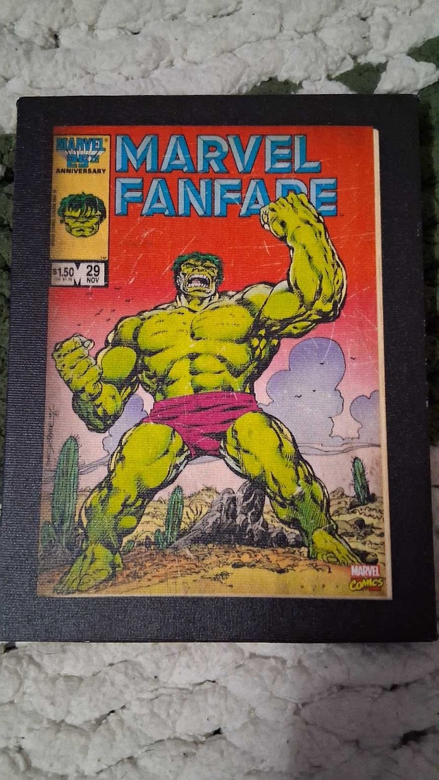 marvel Fanfare the incredible hulk canvas wall art