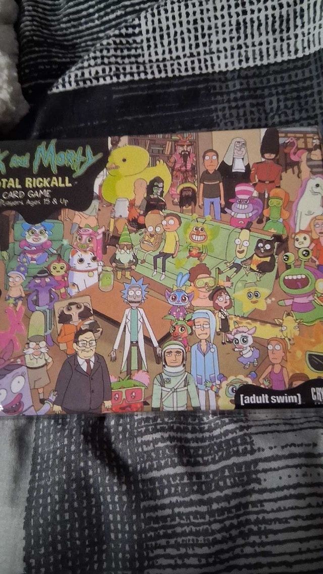 Rick and Morty Total Rickall Board Game