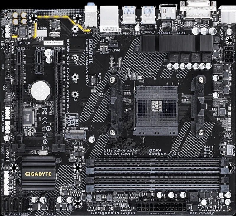 Gigabyte B350 Motherboard w/CPU - photo 4