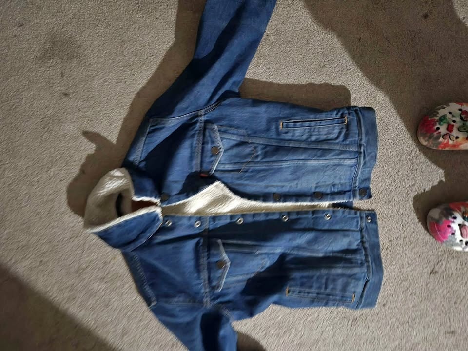 Levi denim sherpa jacket