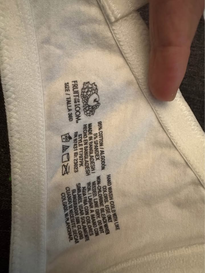 *NEW* 36D fruit of the loom white bra - photo 3
