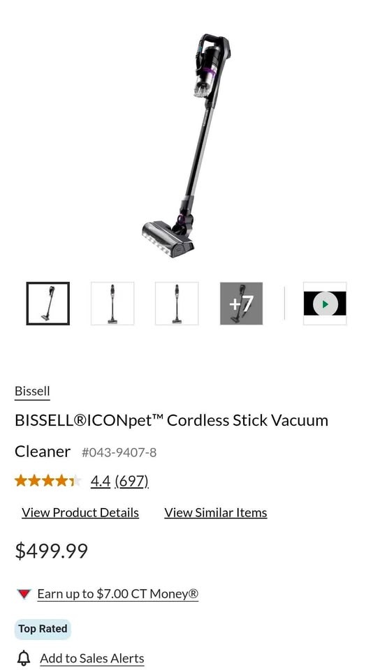BISSELL Pet Icon Cordless Vacuum - Clean & Functional - photo 3