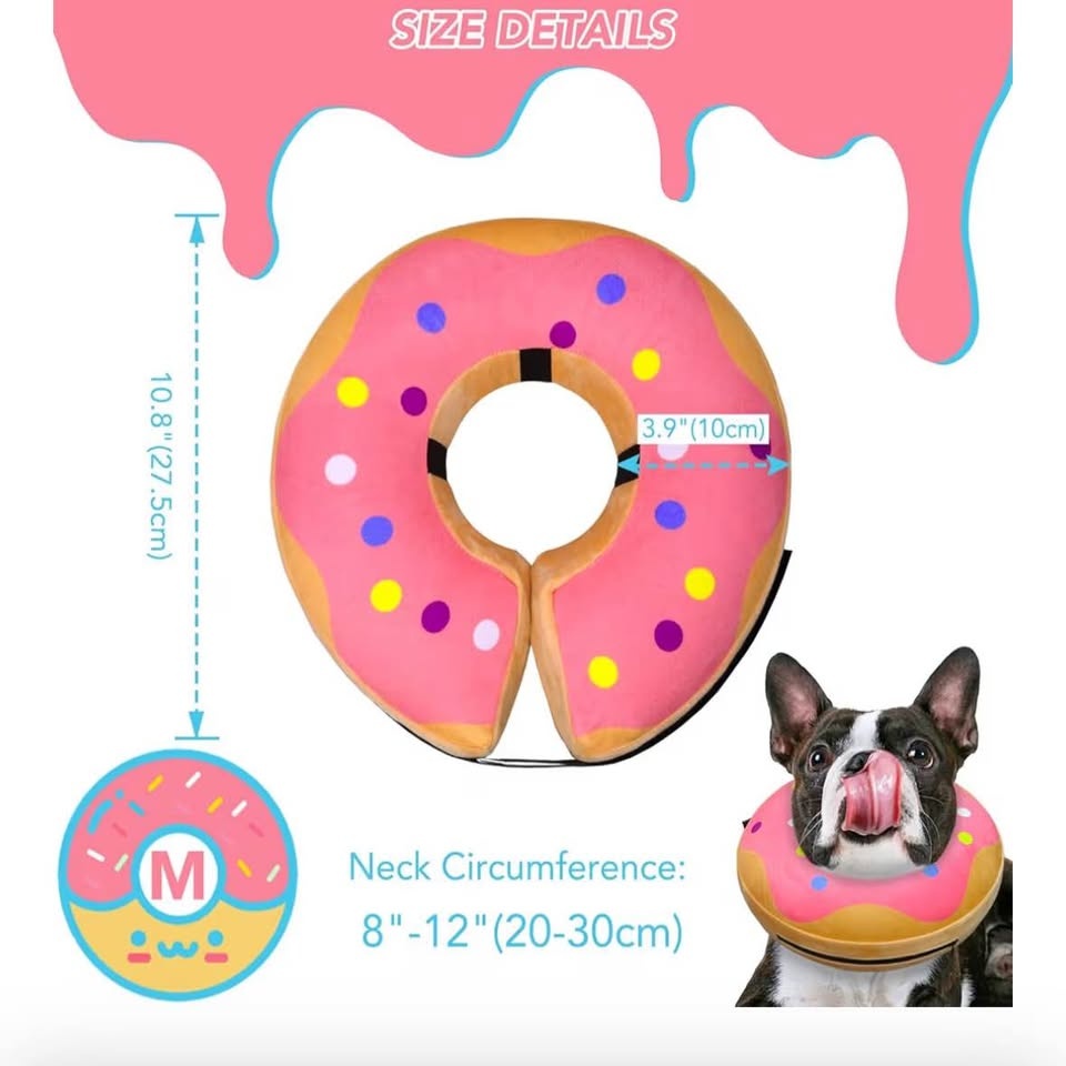 Inflatable Dog Cone Collar, Protective Recovery Collar Cone for - photo 4