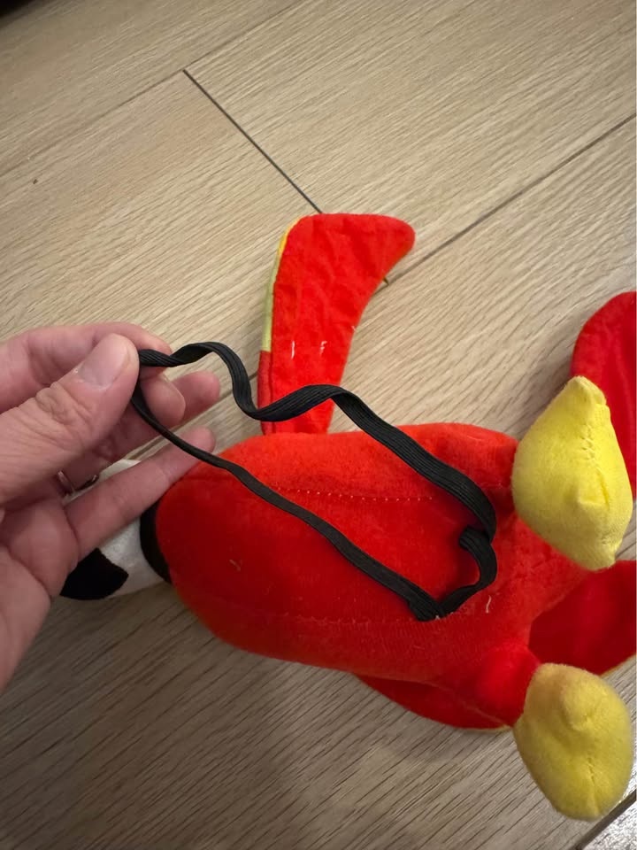 Pirate Parrot, Stuffed Parrot On Shoulder, Pirate Costume Prop C - photo 3