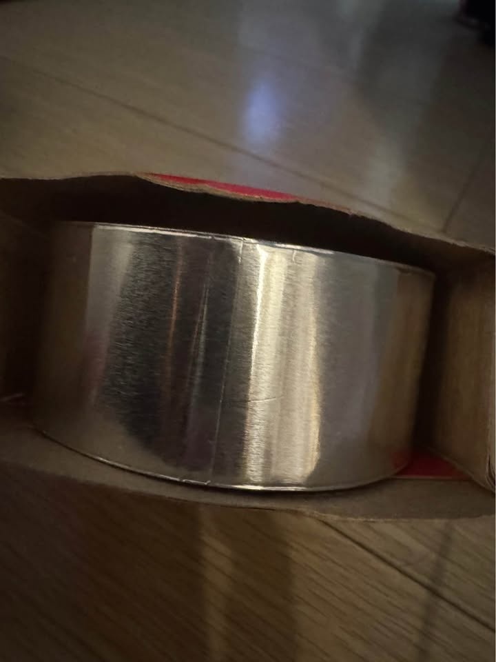3M High-Temperature Flue Tape, 1.5" X 5 yd Silver - photo 2