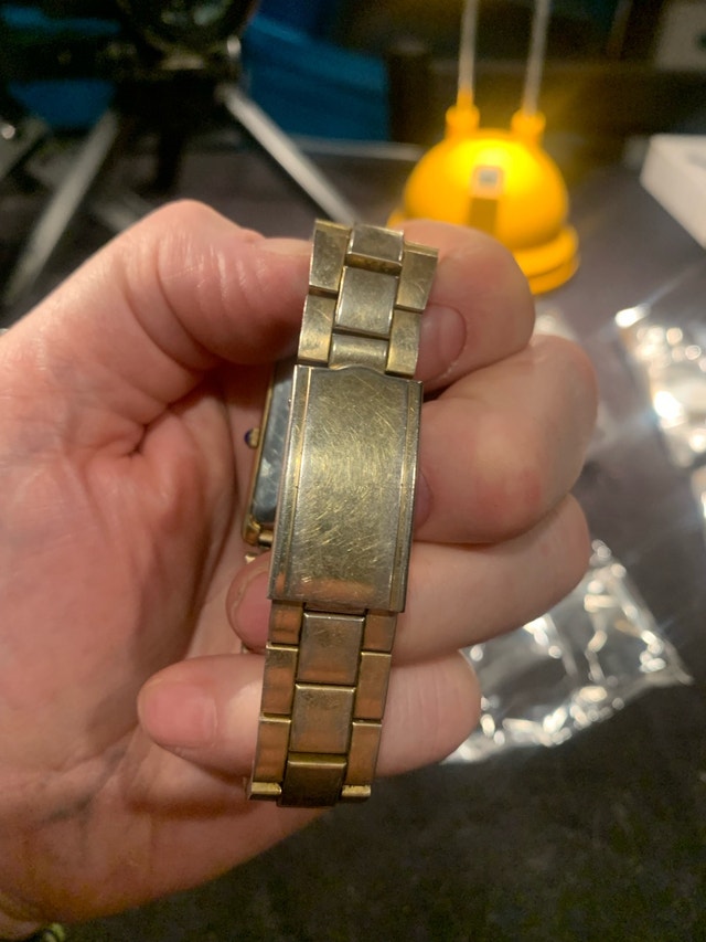 Rare SEIKO gold plate clean white face and crystal - photo 4
