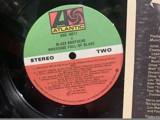 Blues Brothers Original vinyl LP - G condition - photo 4