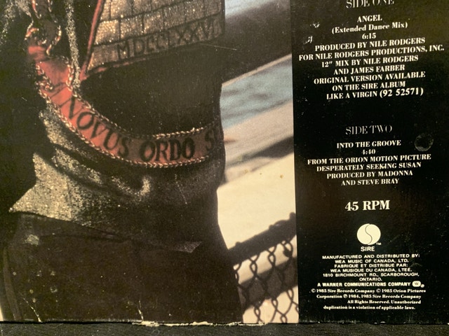 Madonna - “Angel” rare dj 12” sgl vinyl / cover (G) - photo 5