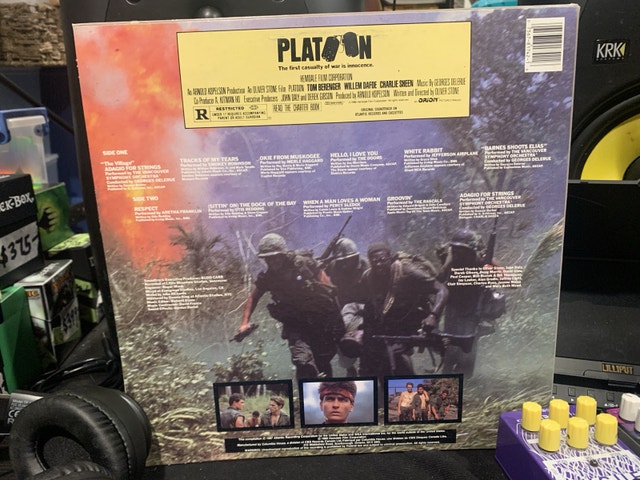 Platoon - LP vinyl movie soundtrack Cond: Mint - photo 3