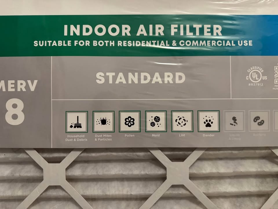 Filterbuy 20x32x1 Air Filter MERV 8 Dust Defense (3-Pack), Pleat - photo 2