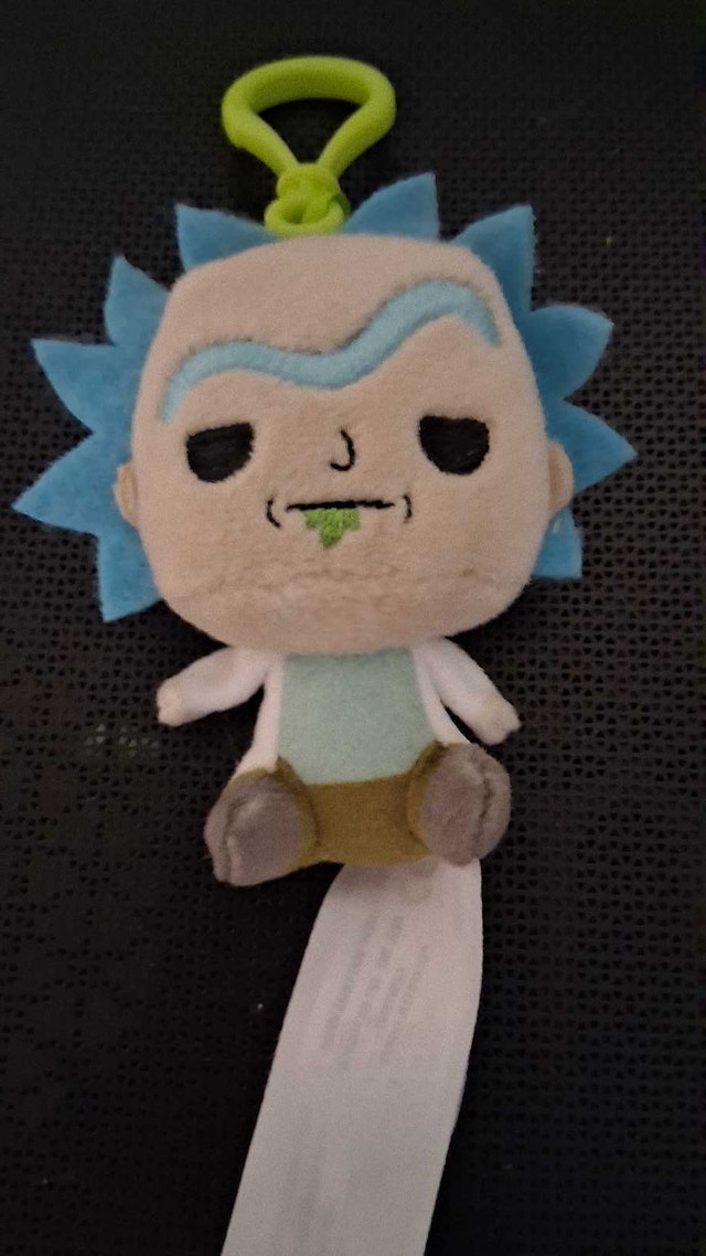 Funko Mystery Minis plush keychain Rick