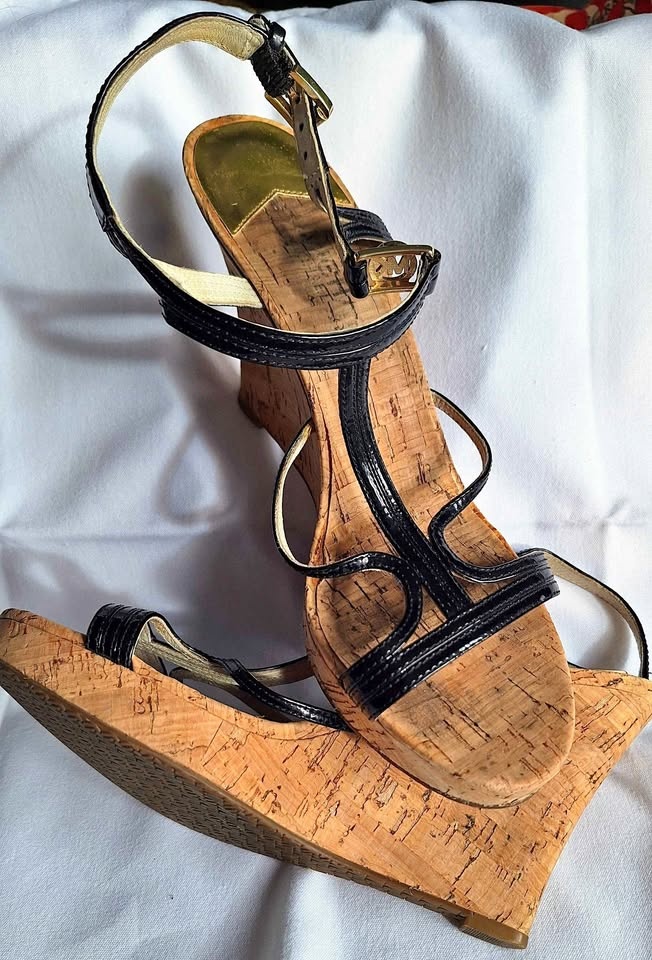 Ladies BlackMK Sandles