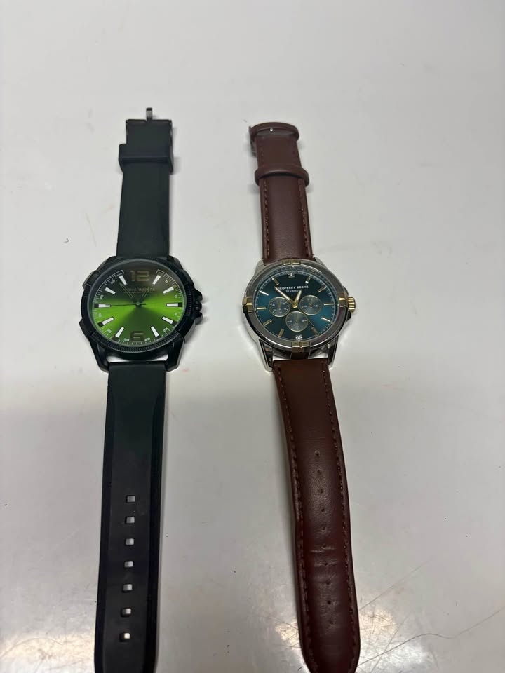 Preowned Men’s Watches – Lot of 2 (Steve Madden + Geoffrey Beene