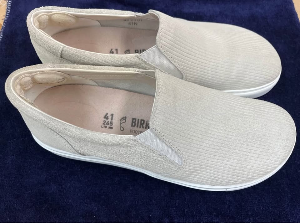Birkenstock Oswego Suede Antique White EU41 US10 Unisex - photo 2