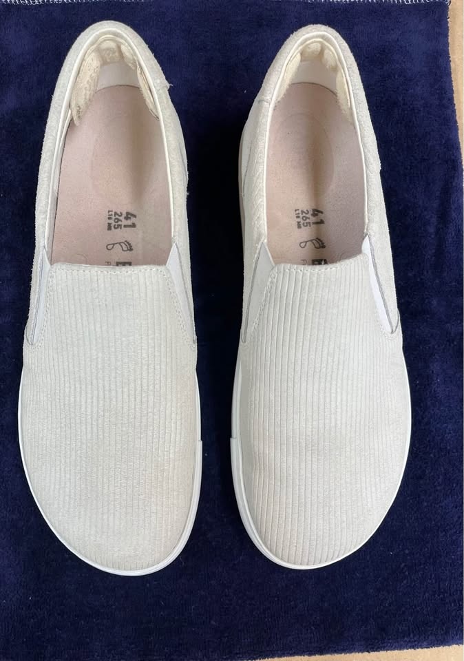 Birkenstock Oswego Suede Antique White EU41 US10 Unisex - photo 3