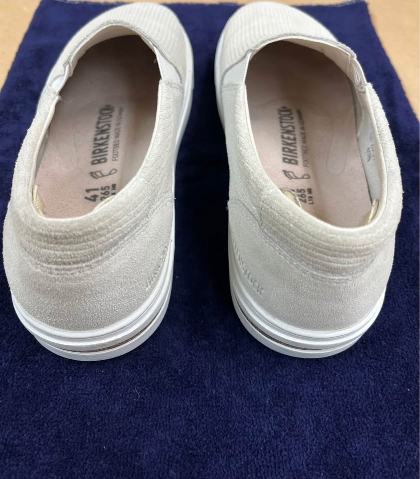 Birkenstock Oswego Suede Antique White EU41 US10 Unisex - photo 4