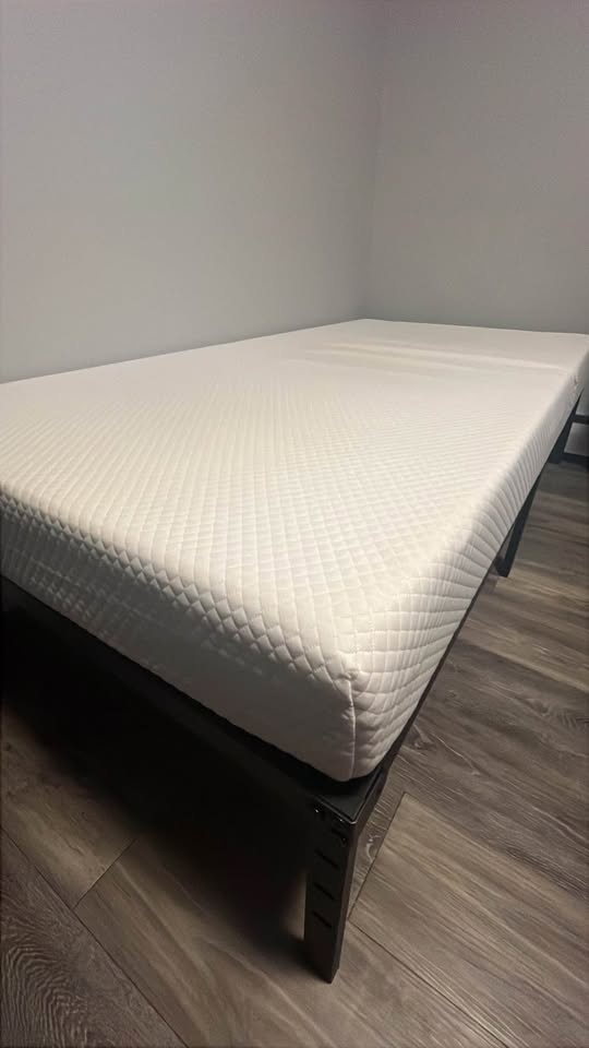 Bed frame and mattress