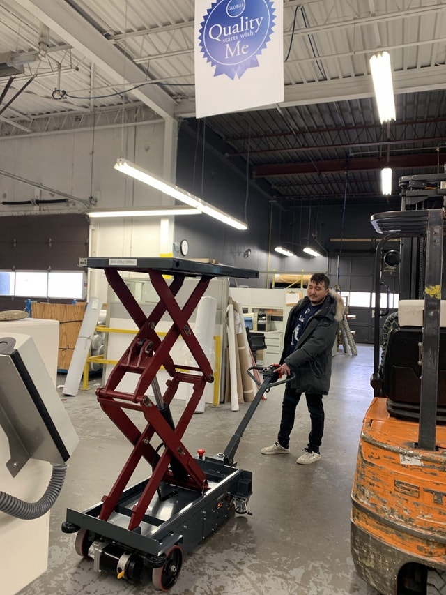 Mobile Hydraulic Lift Table – Two-Stage ESM120D