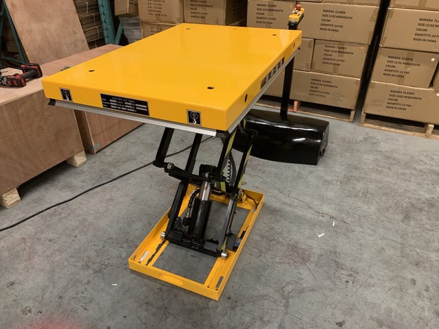 Hydraulic Lift Table – Low-Profile HZ0501 – 1100 lb Capacity - photo 2