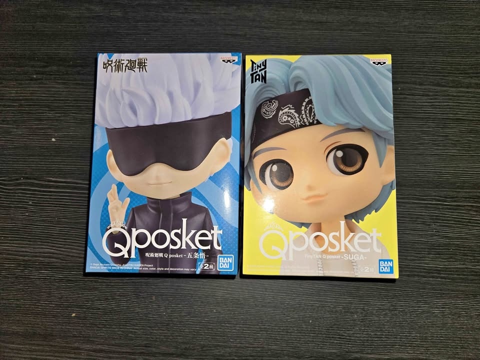 Q Posket - Gojo Satoru and BTS SUGA MIC DROP