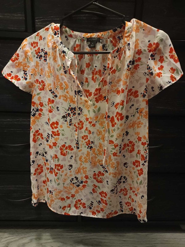 Ann Taylor Floral Blouse